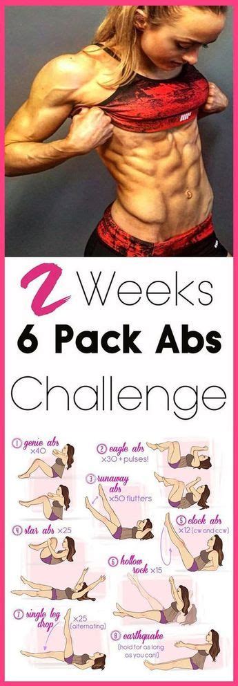 2 week shredded abs challenge.